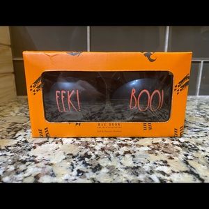 Rae Dunn Halloween BOO EEK Cauldron Salt & Pepper